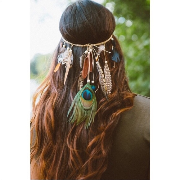 🌟Artisan Crafted Feather Headband🌟✨ - Picture 3 of 7